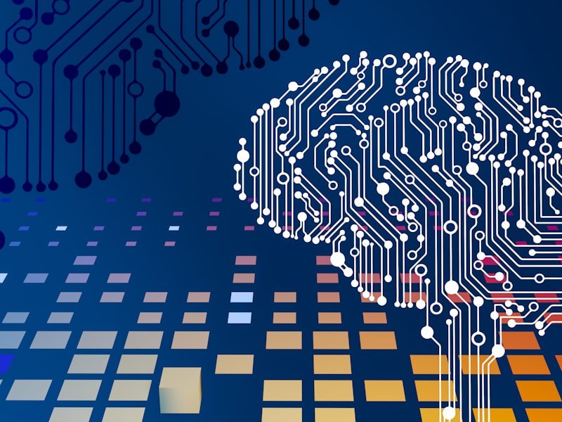 AI automation workflow diagram on a screen